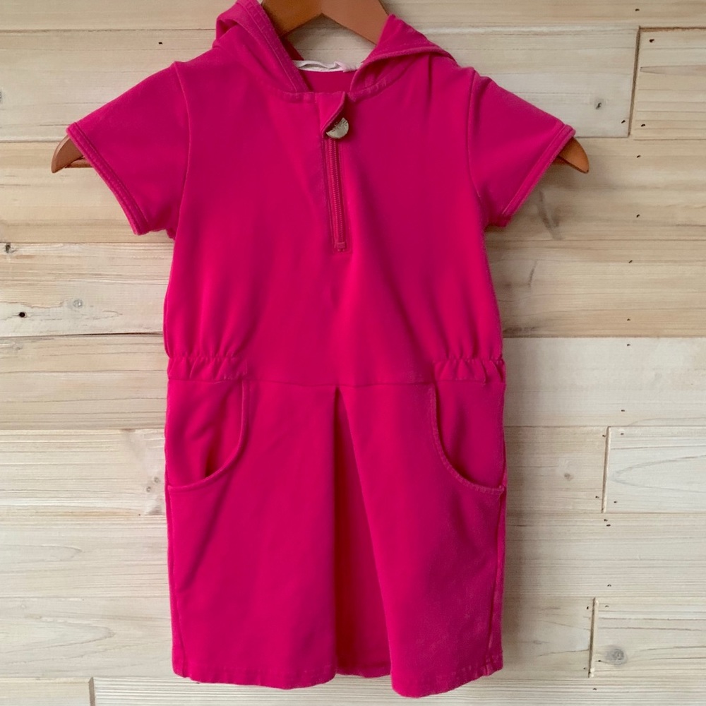 Peekaboo Beans Dress Hooded Tunic Girls Size 5.